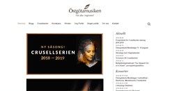 Desktop Screenshot of ostgotamusiken.se